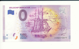 Billet Touristique 0 Euro - ZEILSCHIP MERCATOR OOSTENDE - ZEAE - 2020-1 -  N° 10071 - Otros & Sin Clasificación