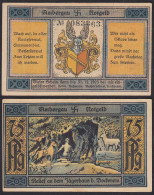 Ambergau 75 Pfennig Notgeld 1923 Jägerhaus Bei Bockenem  (32397 - Other & Unclassified