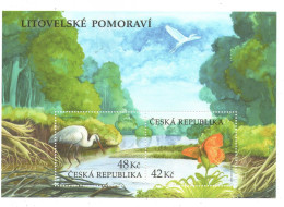 Czech Republic 2024 - Egretta, Nature Region Litovel Pomerania, S/S,  MNH - Kraanvogels En Kraanvogelachtigen