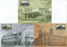 Germany Deutschland DDR 1988 Maximum Card, Gebaude Der Post, Post Office Building, Canceled In Berlin - Maximum Cards