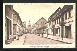 AK Hettstedt /Süd-Harz, Strasse Am Freimarkt  - Hettstedt