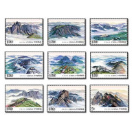 China Stamp MNH  2024-12 Qinling Mountains, A Scenic Spot,9v - Ongebruikt