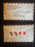 CM) 1968. NICARAGUA. AIR MAIL ENVELOPE SHIPPED ARGENTINA. MULTIPLE STAMPS. FRONT AND BACK. XF - Nicaragua