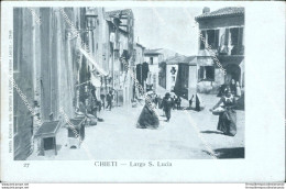 Bg780 Cartolina Chieti  Citta' Largo S.lucia Bella! Abruzzo Inizio 900 - Chieti