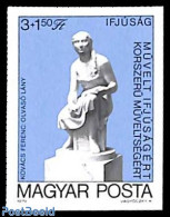 Hungary 1979 Youth Stamp Expo 1v Imperforated, Mint NH, Art - Sculpture - Nuovi