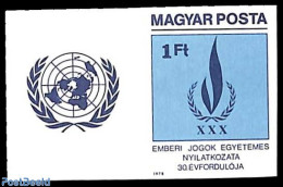 Hungary 1979 Human Rights 1v Imperforated, Mint NH, History - Human Rights - Nuovi