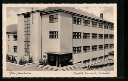 AK Höhr-Grenzhausen, Staatlich Keramische Fachschule, Bauhaus-Stil  - Hoehr-Grenzhausen