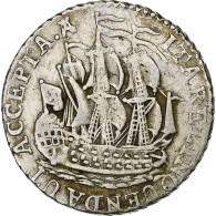 Pays-Bas, ZEELAND, 6 Stuivers, Scheepjesschelling, 1791, Argent, TB+, KM:90.2 - …-1795 : Periodo Antiguo