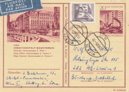 Österreich: 1965: Ganzsache Luftpost Wien Nach Hamburg - Covers & Documents