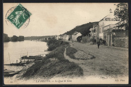 CPA La Frette, Le Quai De Seine - La Frette-sur-Seine