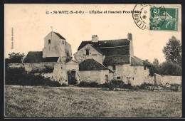 CPA St-Witz, L'Eglise Et L'ancien Presbytere  - Saint-Witz