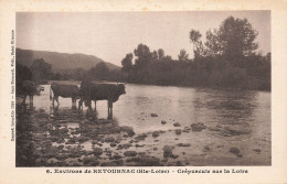 43-RETOURNAC CREPUSCULE SUR LA LOIRE-N°T5257-G/0207 - Retournac