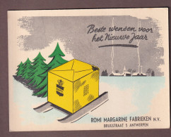 Antwerpen :  ROMI Margarine    ( Buvard 11.5 X 15 Cm ) - Dairy