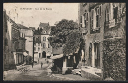 CPA Beaucourt, Rue De La Mairie, Vue De La Rue  - Beaucourt