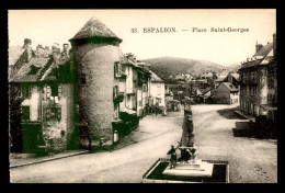 12 - ESPALION - PLACE ST-GEORGES - Espalion