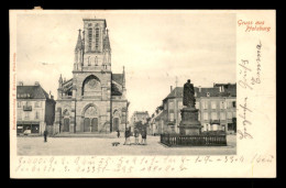 57 - PHALSBOURG - PFALZBURG - LE MONUMENT ET L'EGLISE - Phalsbourg