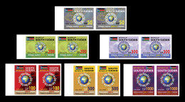 SOUTH SUDAN 2020 - IMPERF PAIRS - JOINT ISSUE - COVID-19 PANDEMIC PANDEMIE CORONA CORONAVIRUS - EXTREMLY RARE MNH - Sudán Del Sur