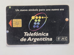 Argentina-(AR-TLF-B06Ab)-Un Nuevo Símbolo Para-(14)-(20FICHAS)-(7861322)-used Card+1card Prepiad Free - Argentina