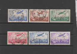 FRANCE P.A. N° 8 à 13 SERIE TIMBRES OBLITERES DE 1936       Cote : 55 € - 1927-1959 Gebraucht