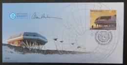 Gelegenheidsomslag 2009 Flown Envelope Princess Elisabeth Station Antartica Cape Town - Herdenkingsdocumenten