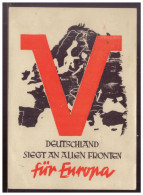 Böhmen Und Mähren (W00050) Propagandakarte, Deutschland Siegt An Allen Fronten, Blanco Gestempelt Engel SB 58b - Covers & Documents