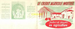 Calendrier 1956 Du Crédit Agricole Mutuel - Small : 1941-60