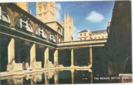 Bath; The Romans Baths - Not Circulated. (Salmon Series) - Bath