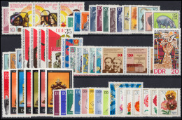 2012-2106 DDR-Jahrgang 1975 Komplett, Postfrisch ** / MNH - Annual Collections