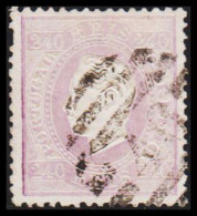 1879. PORTUGAL. Luis I. 240 REIS Perforated 12½. Very Rare Stamp. Signed Richter And Other Re... (Michel 42B) - JF546770 - Usati