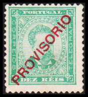 1892. PORTUGAL. PROVISORIO Overprint On 10 DEZ REIS. Hinged.  (Michel 81) - JF546784 - Unused Stamps