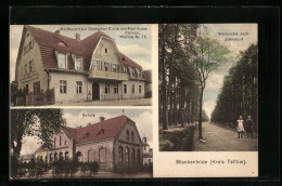 AK Blankenfelde / Krs. Teltow, Restaurant Zur Deutschen Eiche, Schule  - Teltow