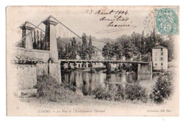 (64) 474, Cambo, Collection ND Phot, Le Pont Et L'Etablissement Thermal, Dos Non Divisé - Cambo-les-Bains