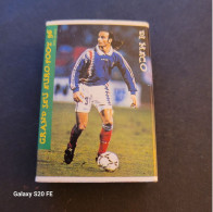 Boite Allumettes  ***  Football équipe De France  **Euro-foot 96  ** Eric Di Meco - Matchboxes