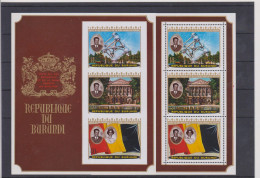 Burundi COB BL42a/42A Royal Visite 1970 MNH  Cote 295 - Neufs