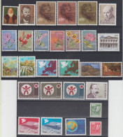 Yugoslavia PARTIALLY COMPLETE YEAR SET Europa Cept,flora,famous People,Tito 28 Stamps 1977 MNH ** - Nuevos