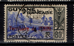 ININI : YT N°16  Oblitéré (belle Oblitération France Libre) - Used Stamps