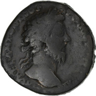 Marc Aurèle, Sesterce, 166, Rome, Bronze, B+, RIC:931 - Les Antonins (96 à 192)