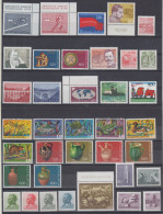 Yugoslavia Sport,art,fauna,Tito,joy Of Europe 54 Stamps COMPLETE YEAR SET 1976 MNH ** - Nuevos