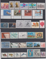 Yugoslavia COMPLETE YEAR SET Art,olympic Games,flags,fauna,Tito 59 Stamps 1980 MNH ** - Unused Stamps