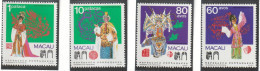 MACAO - N°640/3 ** (1991) Costumes D'opéra - Unused Stamps