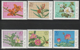 MACAO - N°478/83 ** (1983) Plantes Médicinales - Unused Stamps