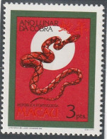 MACAO - N°580 ** (1989) Année Du Serpent - Unused Stamps