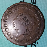 C1  USA Hard Time Token 1837 Millions For Defence Not One Cent For Tribute HT 47 Port Inclus France - Monetary/Of Necessity