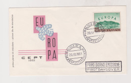 SAN MARINO 1961 Fish Nice FDC Cover EUROPA CEPT - Covers & Documents