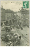 01.PONT-DE-VAUX.n°70.PLACE JOUBERT ET GRANDE RUE.MARCHE.CAFE DU COMMERCE - Pont-de-Vaux