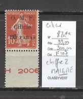 Cilicie - Yvert 82a** - VARIETE CHIFFRE 2 MAIGRE - Semeuse 10 Cts Rouge - Unused Stamps