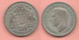 Australia Florin 1952 Fiorino Georgius VI° Silver Coin Australie Silver Coin K 48 - Florin