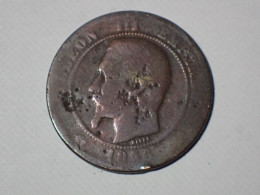 1856 B - France - 5 Cts CINQ CENTIMES, Napoléon III 1856B - 5 Centimes