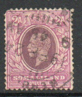 Somaliland Protectorate GV 1921 2 Annas Dull & Bright Purple, Wmk. Multiple Script CA, Used, SG 75 (BA2) - Somaliland (Protectorate ...-1959)