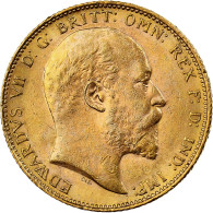 Grande-Bretagne, Edward VII, Sovereign, 1902, Or, SUP, KM:805 - 1 Sovereign